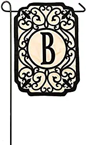 Best Monogram Garden Flag B