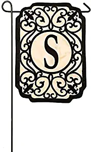 Best S Spring Monogrammed Garden Flag