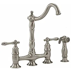 Best Kitchen Faucet Brushed Nickel Bridge