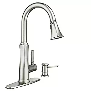 Best Moen Kaden Single-Handle Pull-Down Sprayer Kitchen Faucet
