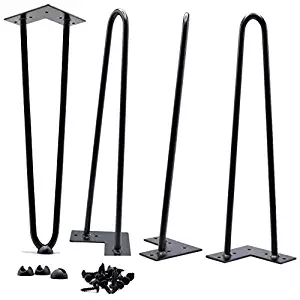 Best Steel Black Table Legs 24′
