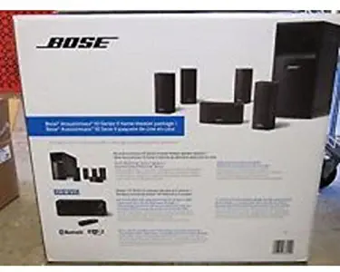 Best Bose Acoustimass 6 Series V Home Theater Speaker System Black