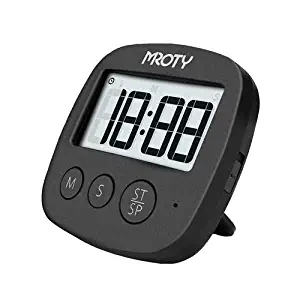 Best Black Digital Clock With Kitchen Timer