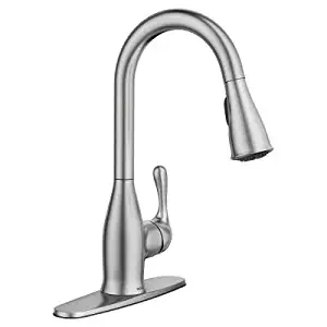 Best Moen Kaden Single-Handle Pull-Down Sprayer Kitchen Faucet