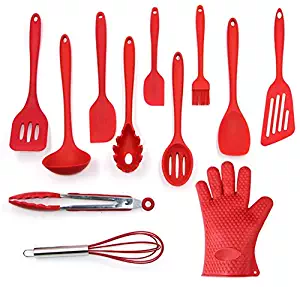 Best Red Silicone Kitchen Utensil Set