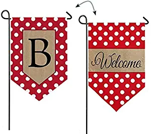 Best Monogram Garden Flag B