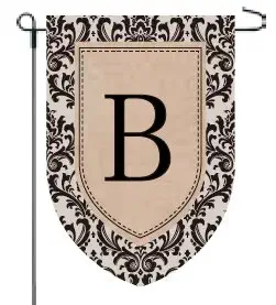 Best Monogram Garden Flag B