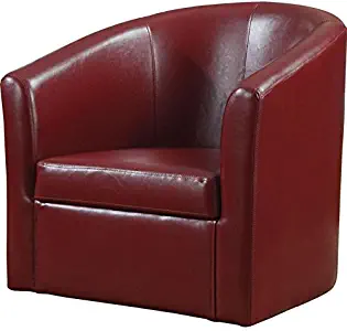Best Accent Chair Leather Red