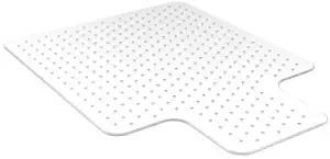 Best Square Computer Chair Mat Carpeted Floor