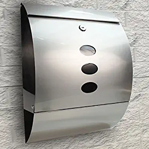 Best Stainless Steel Mailbox Wall Mount Home Office Mail Box