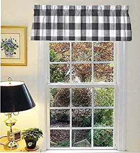 Best Kitchen Curtains Black And White Checkered