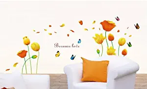 Best Home Decor Wall Sticker Tulip