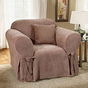 Best Sure Fit 2 Piece Sofa Cover Black