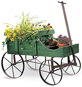 Best Amish Wagon Decorative Indoor/Outdoor Garden Backyard Planter