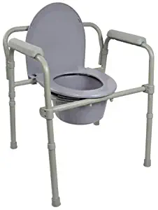 Best Drive Medical Lightweight Portable Shower Chair Commode With Casters
