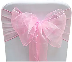 Best Pink Satin Chair Covers