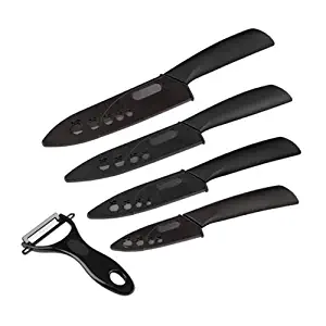 Best Black Ceramic Kitchen Knife Set,