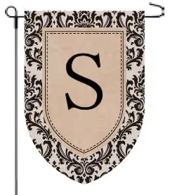 Best S Spring Monogrammed Garden Flag