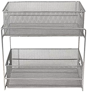 Best Org Metal Mesh Kitchen Cabinet Organizer