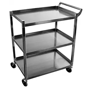Best Utility Carts With Wheels Kitchen 1 Shelf