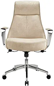 Best Cream Bonded Leather Desk Chair
