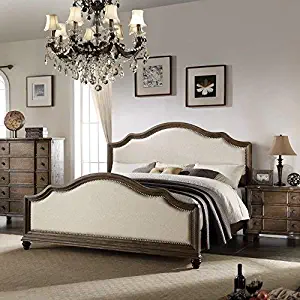 Best Padded King Headboard With Oak Trim