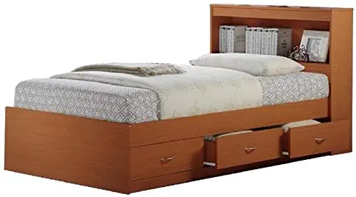 Best Cherry Twin Bed Frame With Storage