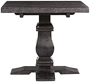 Best Home Decorators Collection Aldridge Washed Black End Table