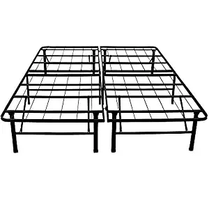 Best Spa Sensations Steel Smart Base Bed Frame Black,Twin