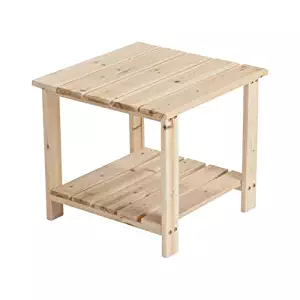 Best Rustic Wood End Table Outdoor