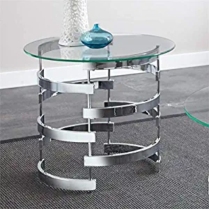 Best Steve Silver Tayside Tempered Glass Top Dining Table