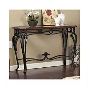 Best Narrow Decorative Console Table Gold Leaf