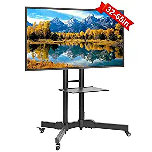 Best Rolling Tv Stand Two Shelve