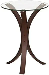 Best Bowerly Hill Round Glass Top End Table