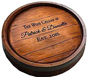 Best Wine Barrel Head Cabinet