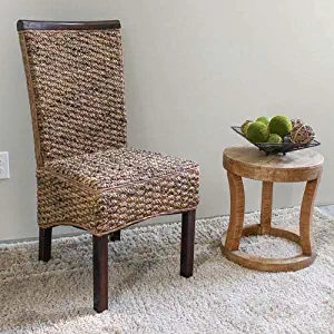 Best D Art Mahogany Seagrass Dining Chair