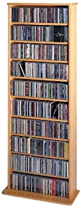 Best Oak Media Storage Cabinet