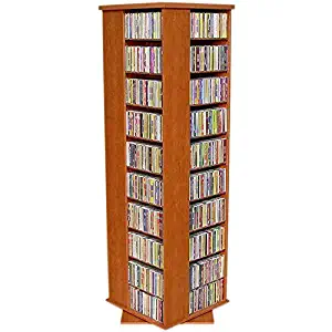 Best Media Stand Storage Towers In Cherry Wood
