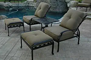 Best Cast Aluminum Square End Table