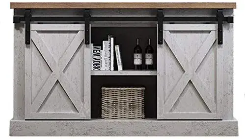 Best Sliding Barn Door Tv Stand W/Prime