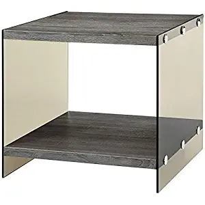 Best Bowerly Hill Round Glass Top End Table