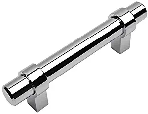 Best Euro Bar Cabinet Handle Polished Chrome