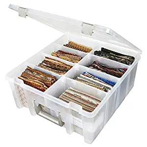 Best Iris Large Divided Media Storage Box