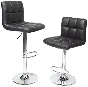 Best Faux Leather Chrome Side Chair, Set Of 2, White
