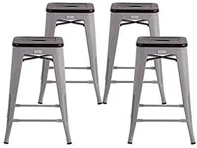 Best Bar Stool Outdoor Metal Gray