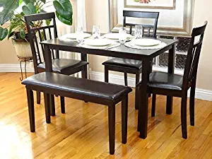 Best 5 Pc Rectangular Dining Table Set