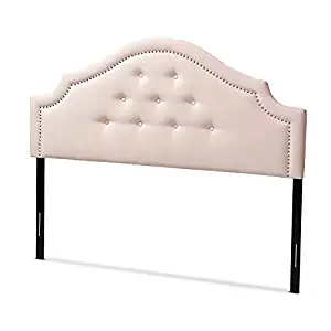 Best Light Silver Velvet Headboard