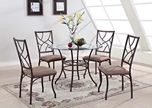 Best Glass Round Dining Table Set For 4