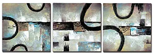 Best Living Room Painting Gray Abstract