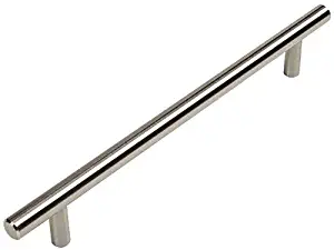Best Satin Nickel Cabinet Hardware Euro Style Bar Handle Pull – 10′
